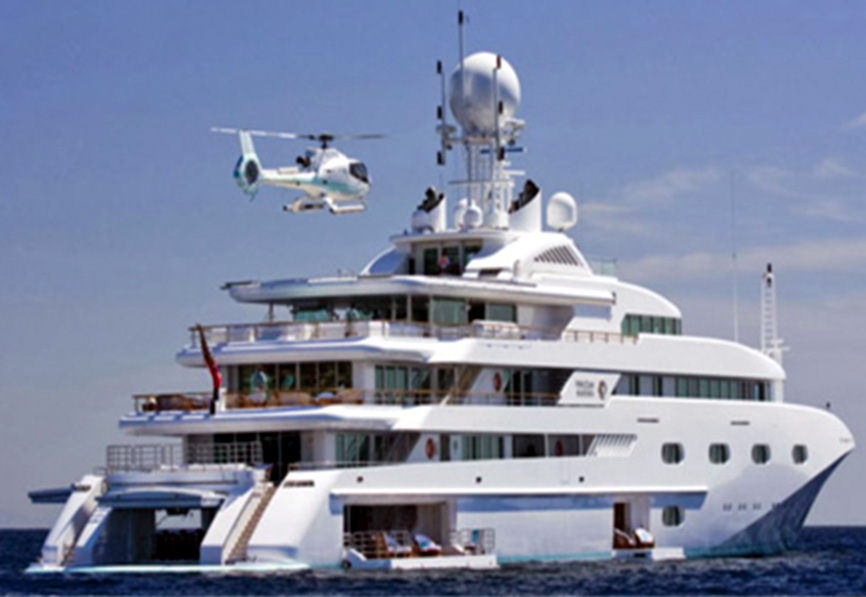 Helicopter Yacht
