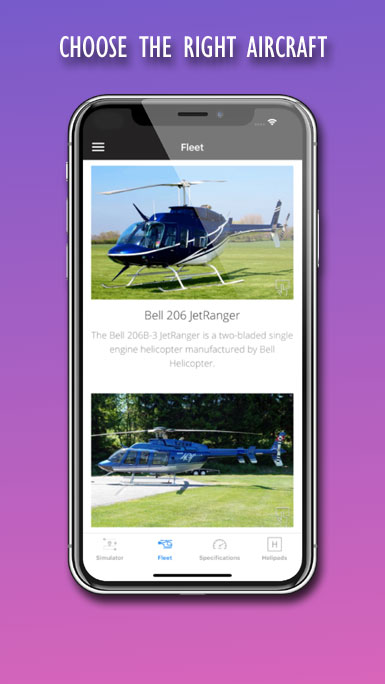 helicopter charter app
